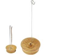 Haowul Porte-encens en Corde D'encens en Bois, Brûleur De Corde du Népal, Support pour La Décoration De La Maison, Yoga Spa, Médiation, Attrape-Cendres
