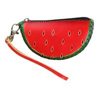 Haowul Porte-Monnaie en Cuir Motif Pastèque, Mini Pochette À Monnaie, Mignon De Dessin Animé, De Fruits, À Clés pour Enfants