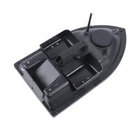 Haoxuesen Bateau Amorceur GPS, sans Fil, Bateau Amorceur Télécommandé, Pêche L'appât, Convient pour Lancer dans Rivières, Lacs Les Eaux Peu Profondes (Noir)