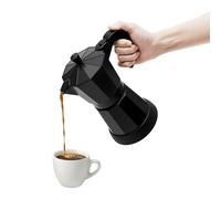 Haoxuesen Cafetière Électrique 300ML Machine À Café Expresso Avec Base, Mousseur À Lait Fonction Maintien Chaud, Pour Préparer Différents Types De Café cappuccino Café Au Lait Etc