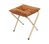 Haoxuesen Tabouret Pliable, Pieds Métalliques, avec Coussin Épais, Repose Pieds Pliable, Jardin Balcon Petit Ottoman, Convient Salles De Séjour, Salons, Utilisé comme Pouf Ou comme Tabouret Normal