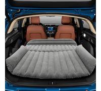 HAOYAO Matelas Gonflable de Voiture, Matelas Pneumatique de Voiture avec Pompe à air, Lit Gonflable de Matelas SUV Plus épais de Voiture pour Repos de Sommeil, Camping en Plein Air, Les Voyages(Gris)