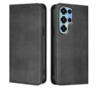 HAOYE Coque pour Doogee Note 56X / Note 56X Pro, Étui Housse Portefeuille en TPU & Cuir avec Fentes Cartes/Blocage RFID/Fermeture Magnétique/Support - Noir