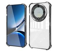 HAOYE Coque pour Huawei Honor Magic 5 Lite 5G / Magic5 Lite - Étui TPU Fin avec Coins Renforcés, Housse Antichoc, Design Transparent, Anti-Trace - Noir