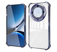 HAOYE Coque pour Huawei Honor Magic 5 Lite 5G / Magic5 Lite - Étui TPU Fin avec Coins Renforcés, Housse Antichoc, Design Transparent, Anti-Trace - Bleu