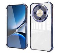HAOYE Coque pour Huawei Honor Magic 6 Lite / Magic6 Lite - Étui TPU Fin avec Coins Renforcés, Housse Antichoc, Design Transparent, Anti-Trace - Bleu