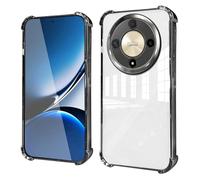 HAOYE Coque pour Huawei Honor Magic 6 Lite / Magic6 Lite - Étui TPU Fin avec Coins Renforcés, Housse Antichoc, Design Transparent, Anti-Trace - Noir