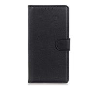 HAOYE Coque pour Oppo A38 4G / A18, Housse de Protection Etui à Rabat Premium en Cuir PU [Pochette de Portefeuille] [Fermeture Magnétique] [Support], Noir