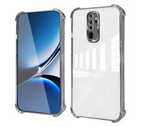 HAOYE Coque pour Oppo A9 2020 / A5 2020 - Étui TPU Fin avec Coins Renforcés, Housse Antichoc, Design Transparent, Anti-Trace - Argent