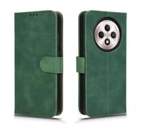 HAOYE Coque pour Oppo Reno 12F 5G / Oppo Reno 12FS 5G, Etui Protection Housse Premium en Cuir PU Flip Case Portefeuille ave ID Carte de Crédit Slot Fermeture Magnétique, Green