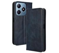HAOYE Coque pour Realme C63 / C61 / Realme Note 60, Cuir Etui Premium PU + TPU Housse Folio Flip Case, Cover Portefeuille ave ID Carte de Crédit Slot Fermeture Magnétique, Bleu