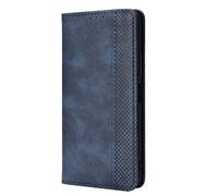 HAOYE Coque pour Realme C65 4G, Cuir Etui Premium PU + TPU Housse Folio Flip Case, Cover Portefeuille ave ID Carte de Crédit Slot Fermeture Magnétique, Bleu