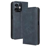 HAOYE Coque pour Ulefone Note 16 Pro, Cuir Etui Premium PU + TPU Housse Folio Flip Case, Cover Portefeuille ave ID Carte de Crédit Slot Fermeture Magnétique, Bleu