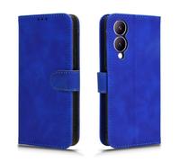 HAOYE Coque pour Vivo Y17s, Etui Protection Housse Premium en Cuir PU Flip Case Portefeuille ave ID Carte de Crédit Slot Fermeture Magnétique, Bleu
