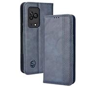 HAOYE Coque pour Xiaomi Black Shark 5, Cuir Etui Premium PU + TPU Housse Folio Flip Case, Cover Portefeuille ave ID Carte de Crédit Slot Fermeture Magnétique, Bleu