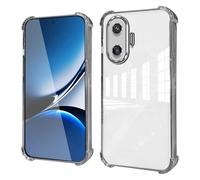 HAOYE Coque pour Xiaomi Poco F7 5G - Étui TPU Fin avec Coins Renforcés, Housse Antichoc, Design Transparent, Anti-Trace - Argent