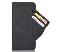 HAOYE Coque pour Xiaomi Poco X4 GT 5G Etui Portefeuille, Premium Cuir PU Flip Case Cover, Protection Antichoc Housse avec Carte Fentes/Stand Fonction, Noir