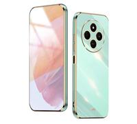 HAOYE Coque pour Xiaomi Redmi 14C / Poco C75, Étui 360°Antichoc Galvanoplastie Élégant Flexible Protecteur en TPU Résistant Aux Chocs Housse Case Cover. Vert