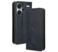 HAOYE Coque pour Xiaomi Redmi Note 13 Pro+ Plus 5G, Cuir Etui Premium PU + TPU Housse Folio Flip Case, Cover Portefeuille ave ID Carte de Crédit Slot Fermeture Magnétique, Bleu