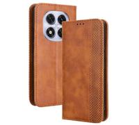 HAOYE Coque pour Xiaomi Redmi Note 14 Pro 5G / POCO X7 5G, Cuir Etui Premium PU + TPU Housse Folio Flip Case, Cover Portefeuille ave ID Carte de Crédit Slot Fermeture Magnétique, Brown