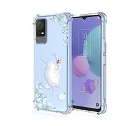 HAOYE Étui Compatible pour TCL 403, Housse de 360° Transparent Protection Full Body Antichoc TPU Coque. Danse 1