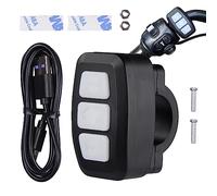 haoying Télécommande à bouton multimédia étanche IPX6 pour volant, adaptateur sonore pour voiture, moto et ski