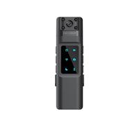 HaoYiShang Caméra corporelle avec enregistrement audio et vidéo 1080p FHD Mini caméra portable de police portable petit caméscope personnel Sport Action extérieure Enregistreur vidéo