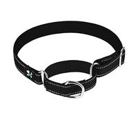 haoyueer Martingale Collier de dressage réglable en néoprène doux rembourré et respirant pour chiens de petite, moyenne et grande taille (taille S, noir)