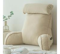 HAOYUES Oreiller de Lecture de lit, Coussin De Lecture, Coussin Dorsal Flex Confort, Oreiller Cale Dos pour Support Lombaire au Lit, Coussin de Dossier Détachable pour Lecture et Relaxation