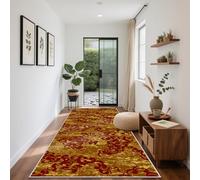 HAOYUES Tapis Couloir Long Tapis de Passage Antiderapant Tapis de Cuisine Devant Evier Lavable Entrée Tapis pour Buanderie Chambre Salle de Bain 70 x 380 cm
