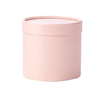 Haoyull Boîte à fleurs ronde en carton pour fête de mariage, emballage de fleurs de rose, décorations cadeaux de Saint-Valentin