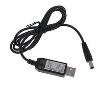 Haoyull Câble USB vers 5,5 x 2,5 mm pour prise d'alimentation 4,2 V vers câble d'alimentation pour lampe frontale LED USB vers adaptateur d'alimentation 5,5 x 2,5 mm