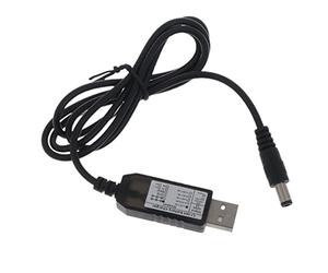 Haoyull Câble USB vers 5,5 x 2,5 mm pour prise d'alimentation 4,2 V vers câble d'alimentation pour lampe frontale LED USB vers adaptateur d'alimentation 5,5 x 2,5 mm