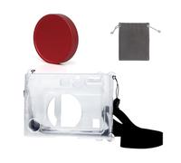 Haoyull Cache-objectif avant en aluminium de 55 mm pour objectif d'appareil photo EVO avec étui pour protéger l'objectif de l'eau et de la poussière