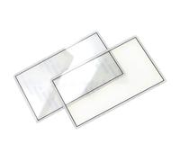 Haoyull Remplacement pour 3DS XL/New 3DS XL Top Screen Len Plastique Couverture en Verre LCD Protecteur Accessoires