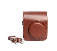 Haoyull Sac pour appareil photo portable - Petit étui pour appareil photo - Sac à bandoulière en cuir PU - Motif tendance - Pour Mini12, comme le montre l'image, comme le montre l'image, Conforme à