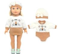 HAOYUNLAI Vêtements de Poupée pour New Born Baby Doll, Vetement Poupee 35-43 cm - Style 10