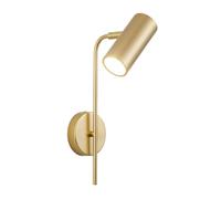 HAOZIWEI Applique Murale Moderne et Réglable - Lampe de Lecture de Tête de Lit - Luminaire d'Appoint avec Douille E27 - Pour Salon, Chambre, Couloir et Mise en Valeur de Tableaux(Gold)
