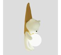 HAOZIWEI Applique Murale Ours Mignon LED Luminaire Mural For Enfants Lampe Murale Dessin Animé Petit Ours, Appliques Murales For Chambre D'enfants 8W Lumières De Montage Mural For Chambre(Yellow)