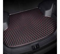 haozong Cuir Tapis Coffre Voiture pour Peugeot 3008 E3008 P64 2024 2025, ImerméAbles Anti-salissures Protection Coussin AntidéRapant Voiture Accessoires,Black-Red