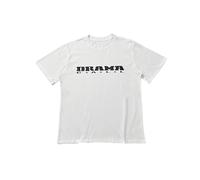 HAOZYUN Casual Loose Everyday Match À Manches Courtes Hommes Couple T - Shirt Tops · Noir Et Blanc Coton High Street Lettre Minimaliste Imprimé T - Shirt pour Les Hommes Et Les Femmes-Color-1||x_l