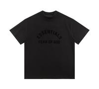 HAOZYUN Printemps Été Nouveau Home Outdoor Wear Up Letter Print Round Neck Cover Head Manches Courtes Hommes Femmes Même T - Shirt-Color-3||s