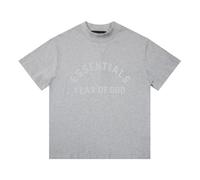 HAOZYUN Printemps Été Nouveau Home Outdoor Wear Up Letter Print Round Neck Cover Head Manches Courtes Hommes Femmes Même T - Shirt-Color-2||s