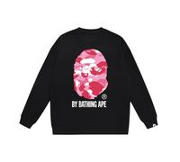 HAOZYUN Tête De Singe Minimaliste Dessin Animé Imprimé Mince Noir Et Blanc Gris Garde - Robe Printemps Automne Tendance Hommes Femmes Teen Cover Head Loose-Color-2||x_l