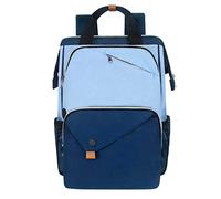 Hap Tim Sac à dos pour ordinateur portable - Noir - 15,6 pouces - Étanche - Avec compartiment pour ordinateur portable - Pour homme et femme (7651EU), bleu
