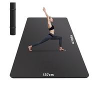 HAPBEAR Grand Tapis de Yoga-183x116/198x137/183x1228183x108cm,Antidérapant | 6/8mm Épaisseur,Durable,Écologique,Tapis de Sport et Large pour l'Entraînement à Domicile,Yoga,Pilates,Stretching,Méditation