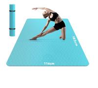 HAPBEAR Grand Tapis de Yoga - 183x122x0.6cm, Antidérapant, Durable, Écologique, Tapis de Sport et Large pour l'Entraînement à Domicile, Yoga, Pilates, Stretching, Méditation