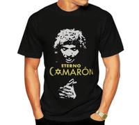 HAPDEZH Camaron-De-La-Isla-Flamenco-Premium-Black-Modal-T-Shirt-Men-Summer-Short-Sleev-Breathable-Camisetas