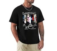 HAPDEZH Evanescence-Signature-T-Shirt-Man-Clothes-Plain-t-Shirt-Black-t-Shirts-t-Shirts-for-Men