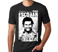 HAPDEZH Pablo-Escobar-T-Shirt-Weed-Mafia-Scareface-Luciano-Capon-Men-Cotton-T-Shirt-Plus-Size-Short